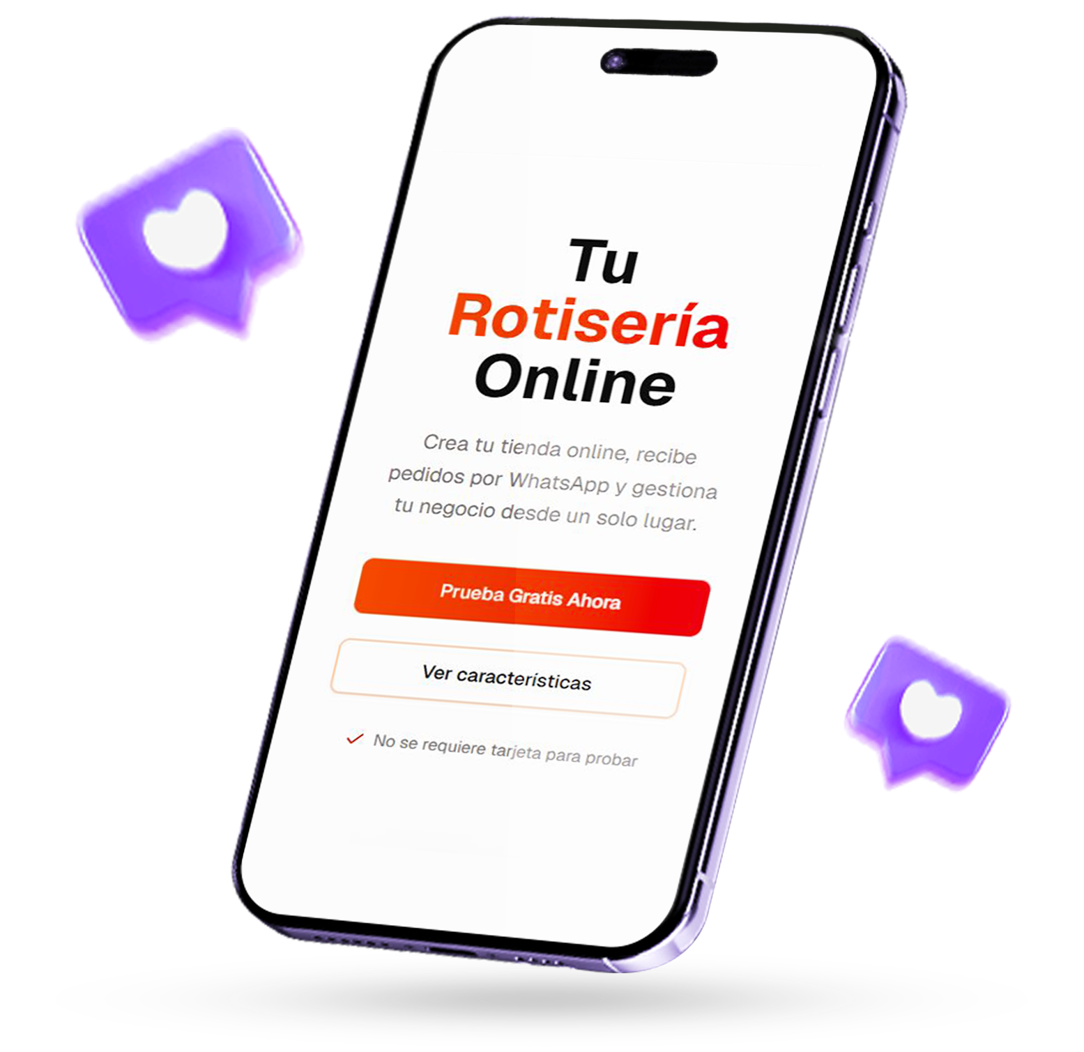 Mockup de tienda online Hornerito.app en smartphone